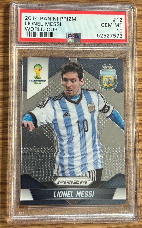 Lionel Messi PSA 10 2014 Prism