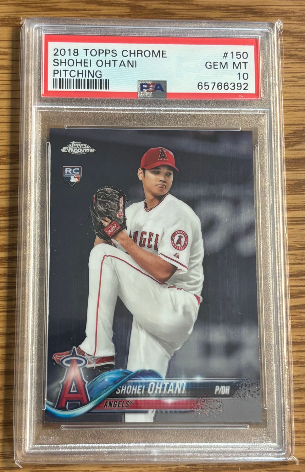 Shohei Ohtani 2016 Topps Chrome PSA 10