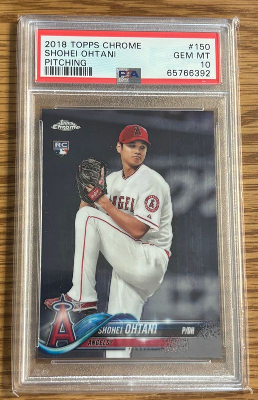 Shohei Ohtani 2016 Topps Chrome PSA 10