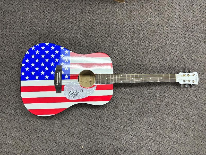 Hank Williams Jr. Signed Acoustic Guitar with Certificate of Authenticity,