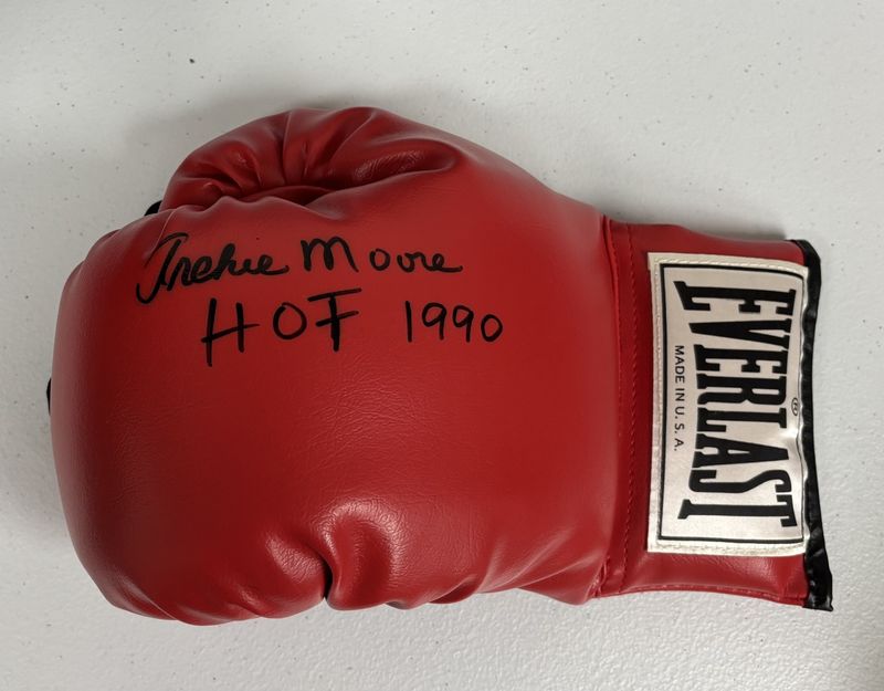 Archie Moore Autographed Boxing Glove