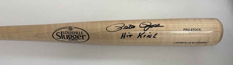 Pete Rose Signed Baseball Bat