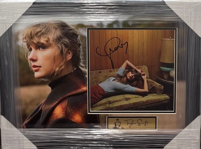 Taylor Swift Autographed Photo Custom Framed