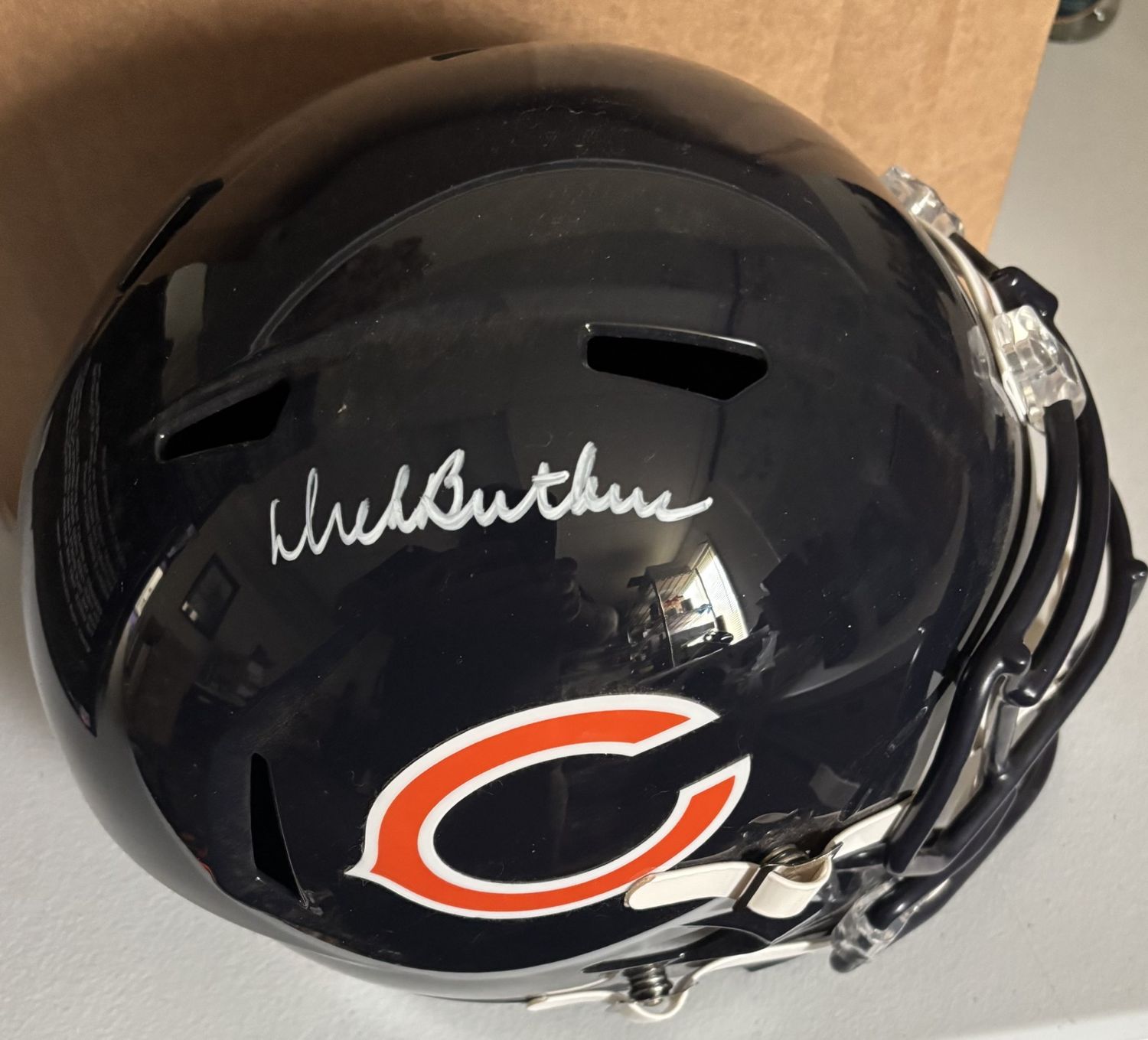 Dick Butkus Chicago Bears Signed Full Size Football Helmet