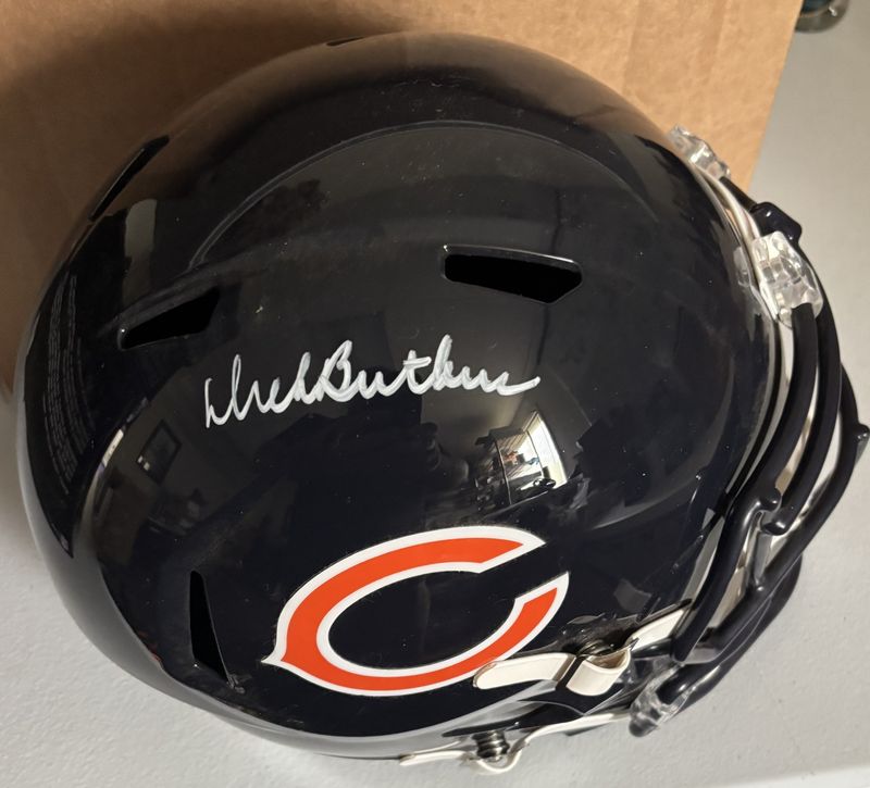 Dick Butkus Chicago Bears Signed Full Size Football Helmet