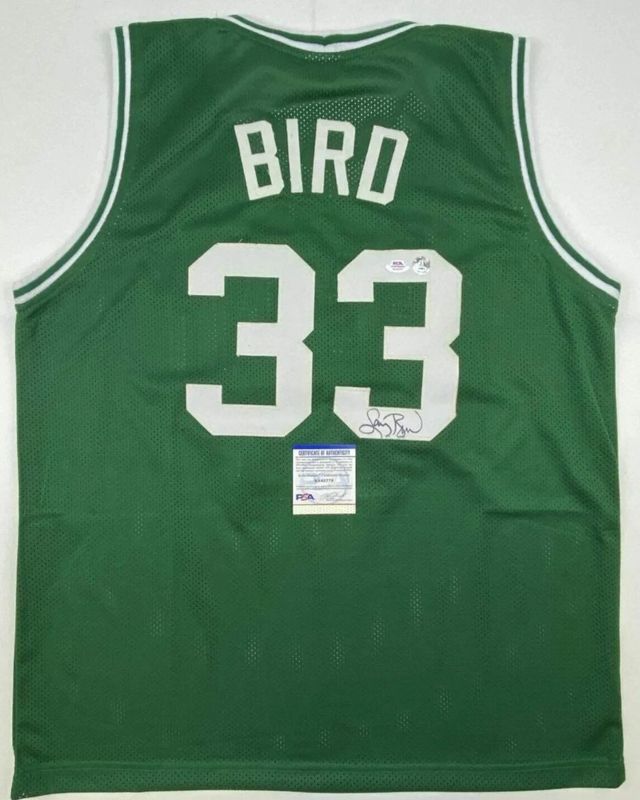 Larry Bird Autographed Boston Celtics Jersey