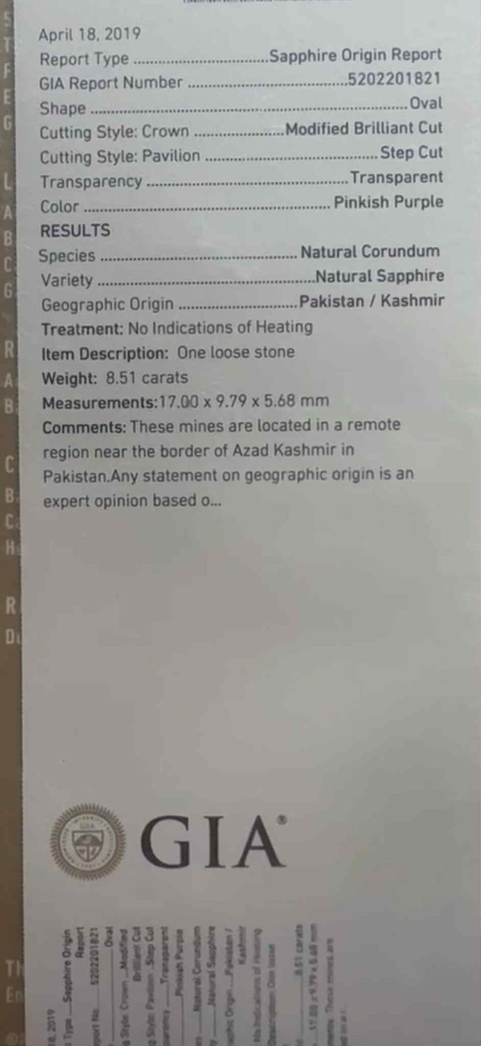 Sapphire - 8.51 Carats