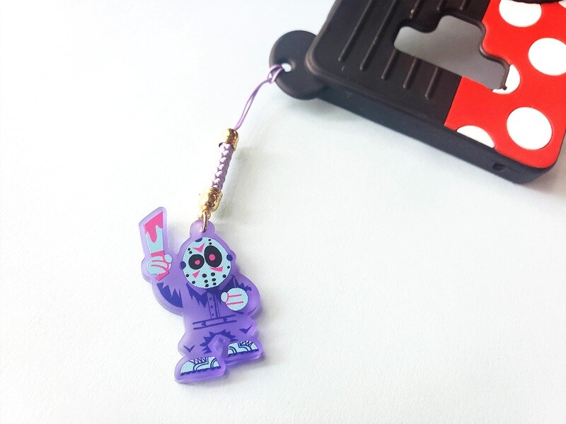 Purple NES Jason Charm