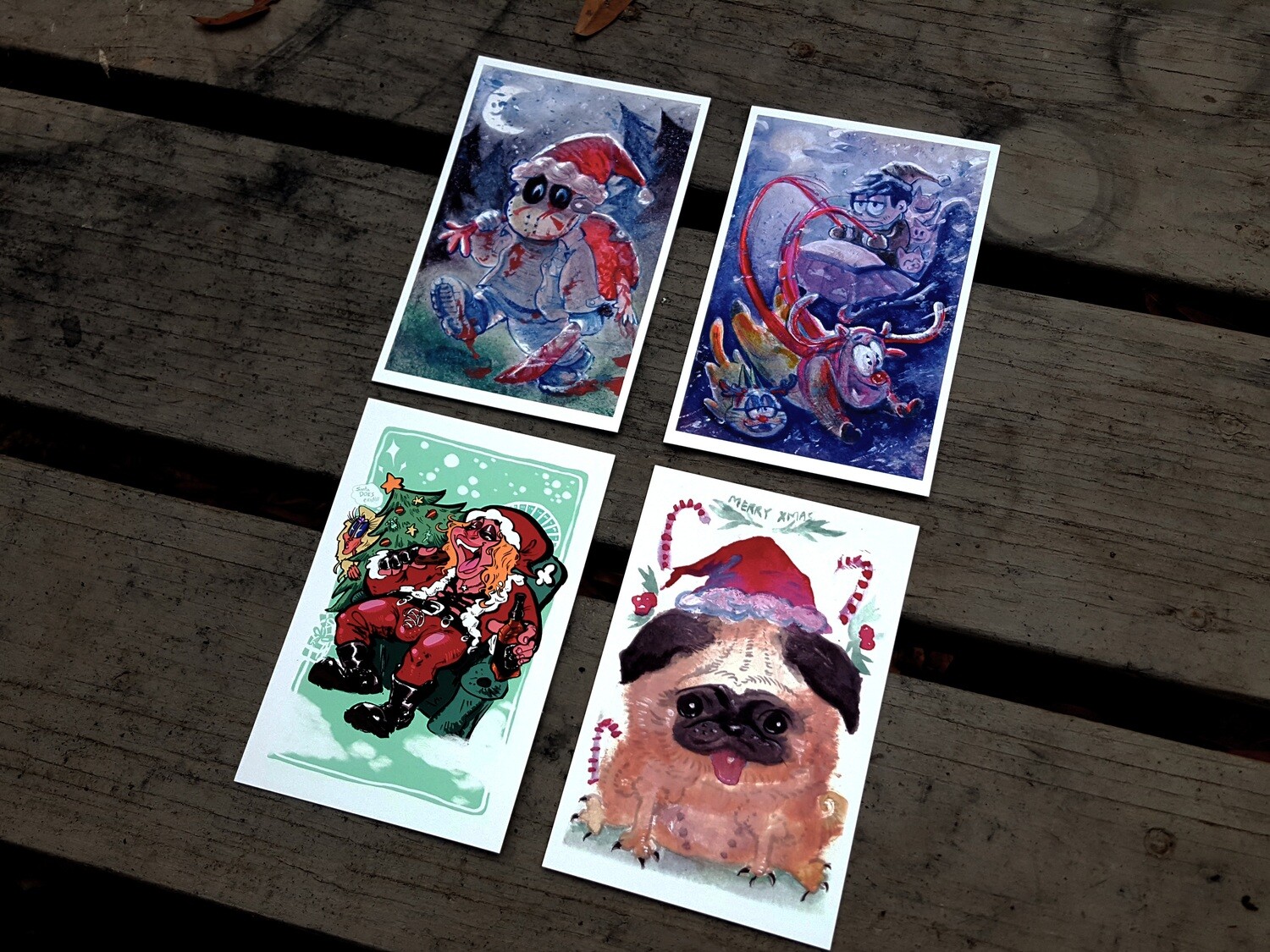Watercolor Christmas Card Prints!