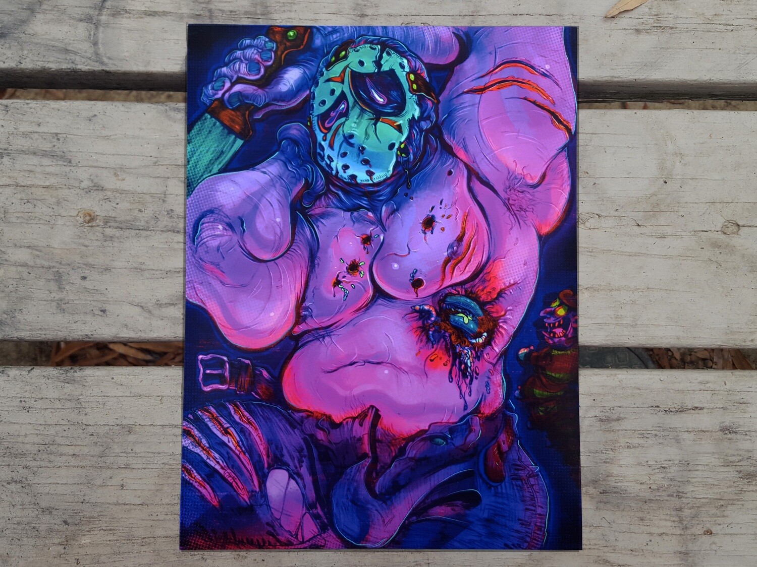Jason Voorhees Pinups (8x10), Piece: Jason Daki