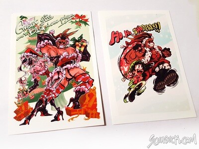 Hero Might Christmas prints (4x6)