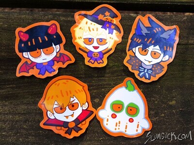 Mob Halloween Stickers