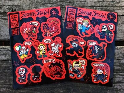 Slasher Sticker Sheets!
