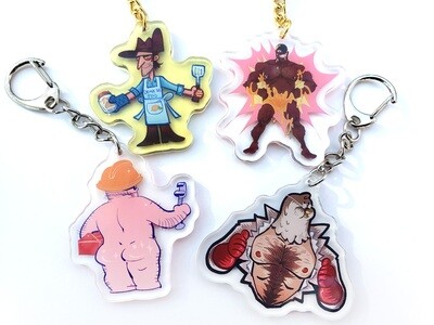 TF2 Sexy Butt 2&quot; Charms