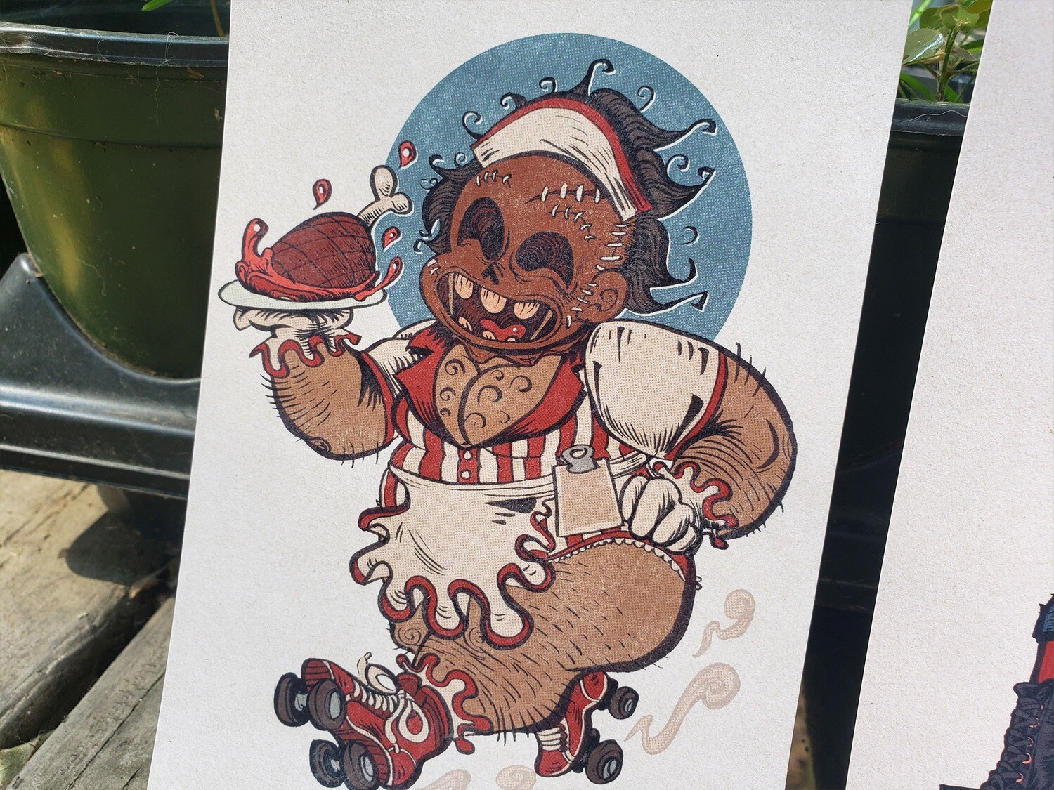 Horror Slasher Pinup Prints (4x6) (8.5x11), Size: 4x6, Character: Bubba