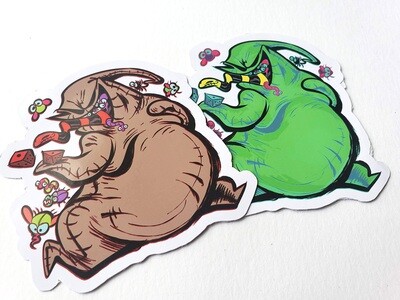 Oogie Sticker Set