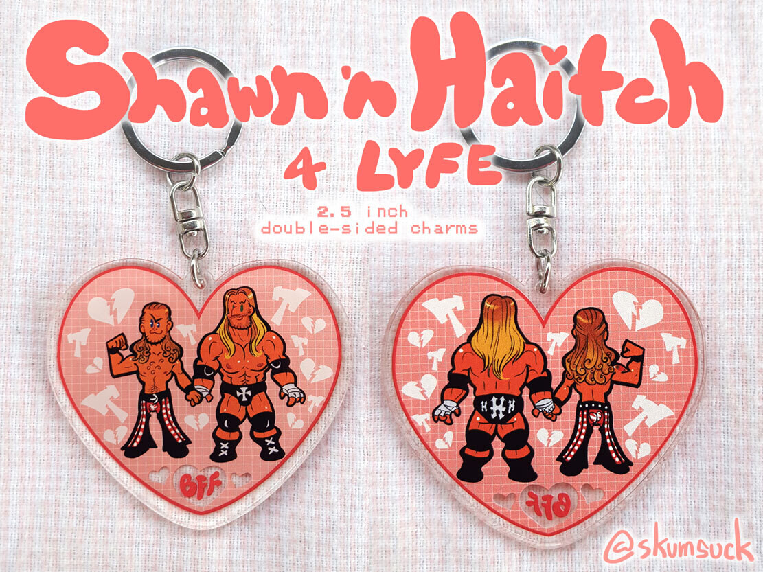 Shawn n Haitch keychain (2.5")