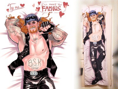 Dead Man Bikertaker&quot; Dakimakura Pillowcase