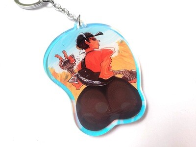 TF2 Scout Big Slappy butt 2.5&quot; charm