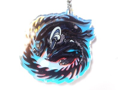 Alien Xenomorph acrylic charms ( 3&quot;)