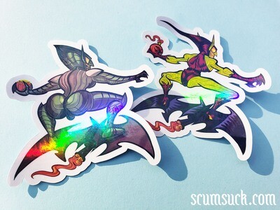 Goblin Butt Stickers (3&quot;)