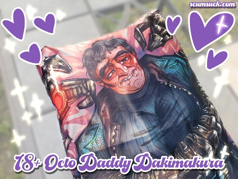 18+ Octo Daddy Dakimakura / Pillow Case