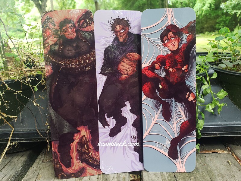 Octopus, Goblin, and Spider Bookmark