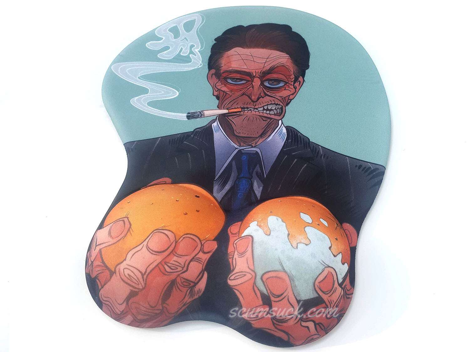 Green Goblin/Norman Osborn (Holding Two Oranges) Ergonomic Mousepad, Character: Norman Osborn