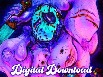 Jason Pillowcase • Digital Art Download