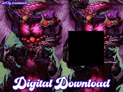 🍆 Mr. Heartland dakimakura • Digital Art Download