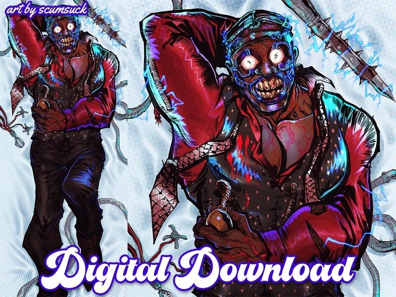 DBD Doctor Pillowcase • Digital Art Download