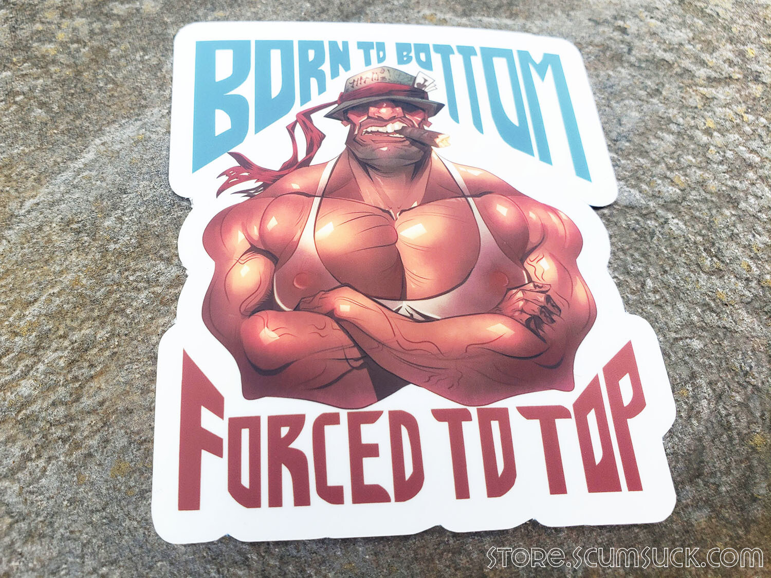 Soldier Born To Bottom stickers