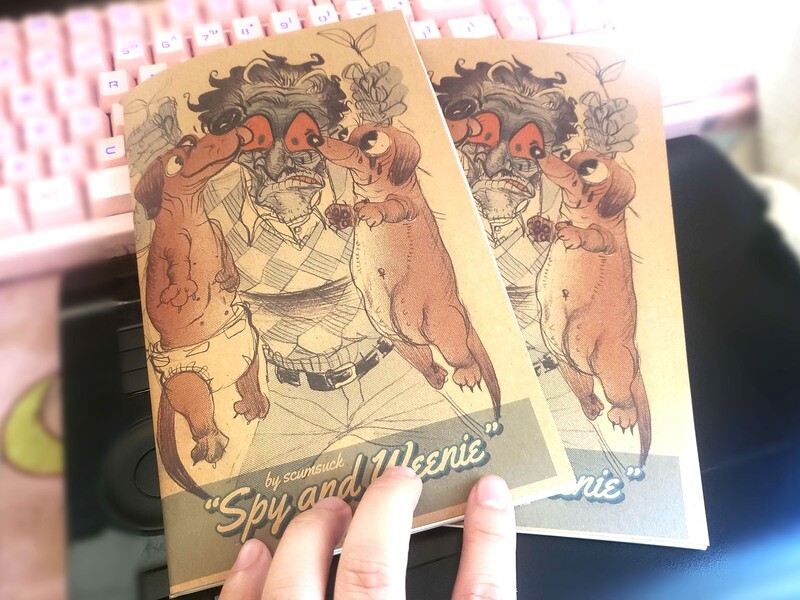 Spy n Weenie sketch zine