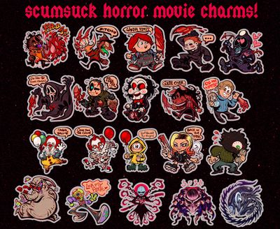 Horror Slasher Charms