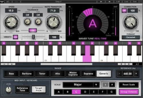 WAVES TUNE REAL-TIME Pitch Correction Software Vocal Effect Plugin NEW