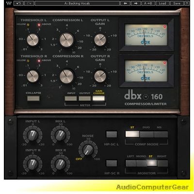 Waves dbx 160 Compressor Limiter Plugin Native+SoundGrid Audio Software NEW