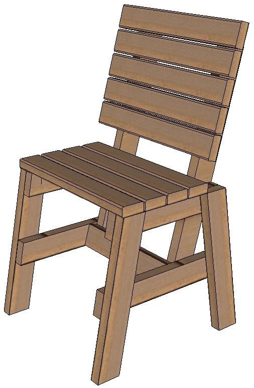 2x4 Chair Plans