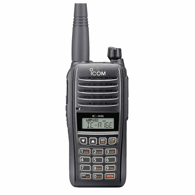 IC-A16E BT Airband Tranceiver (With Bluetooth) IC-A16E BT Airband Tranceiver (With Bluetooth)