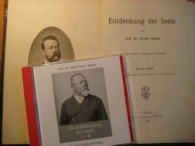 Die Entdeckung der Seele, 1883, zwei Bände mit insgesamt 850 Seiten, 2 PDF-Dateien zum Herunterladen. (Band I und Band II)
