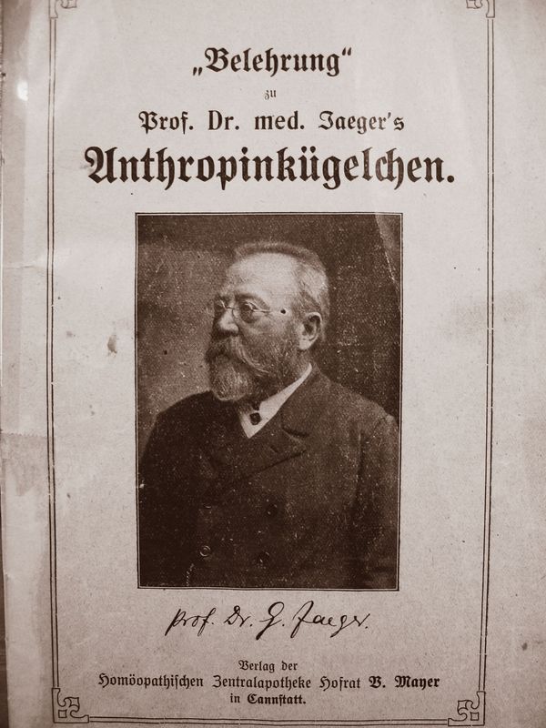 Gesamtpaket: Anthropine/Herstellung - 2 x 2 Stunden Video + Prof. Jaeger's Literatur + Bücher von Selma Gienger + historische Broschüren. Gesamtpaket: Anthropine/Herstellung - 2 x 2 Stunden Video + Prof. Jaeger's Literatur + Bücher von Selma Gienger + historische Broschüren.