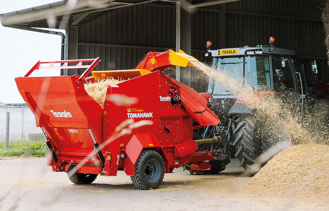 Teagle 8200T Synchro Trailed strawchopper