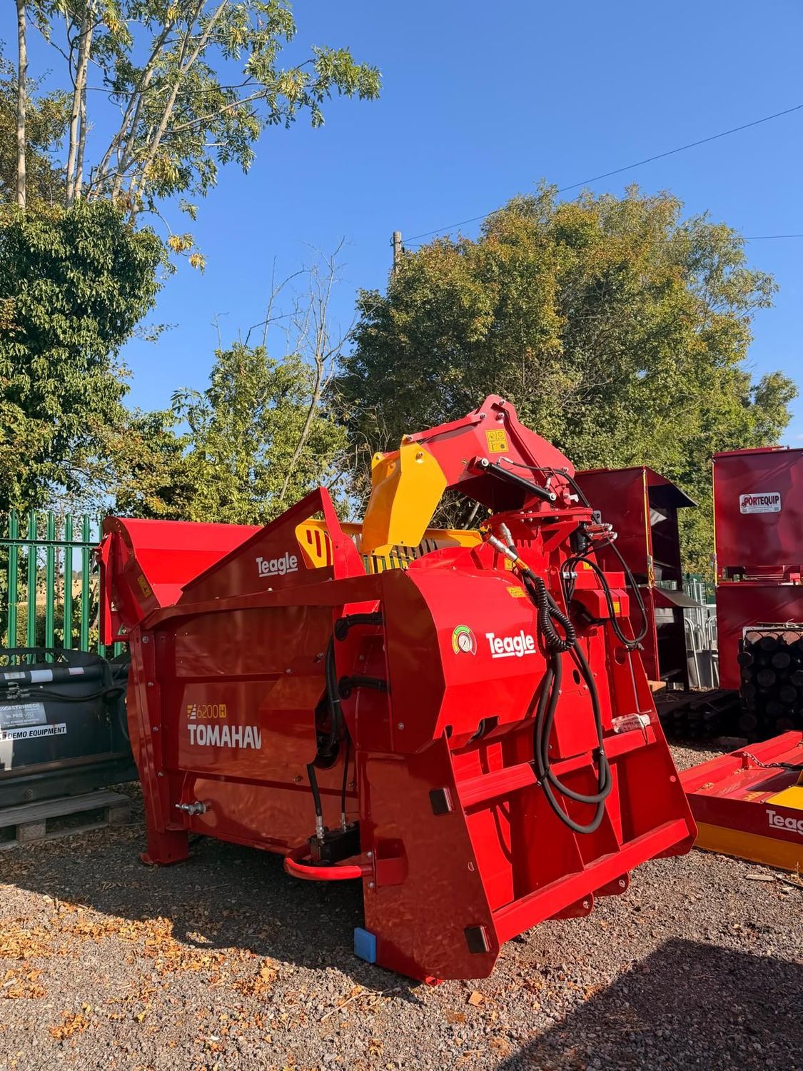 Teagle 6200H Hydrive Telehandler mounted Strawchopper Teagle 6200H Hydrive Telehandler mounted Strawchopper