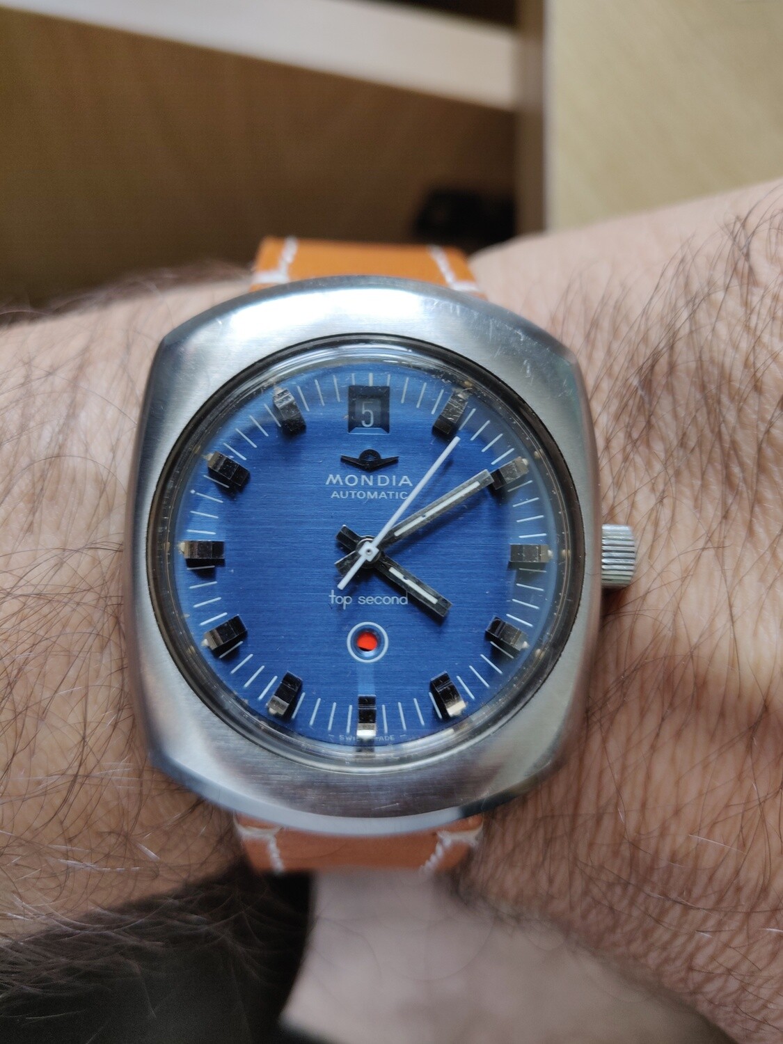1970&#39;s MONDIA Top Second Automatic Vintage Watch