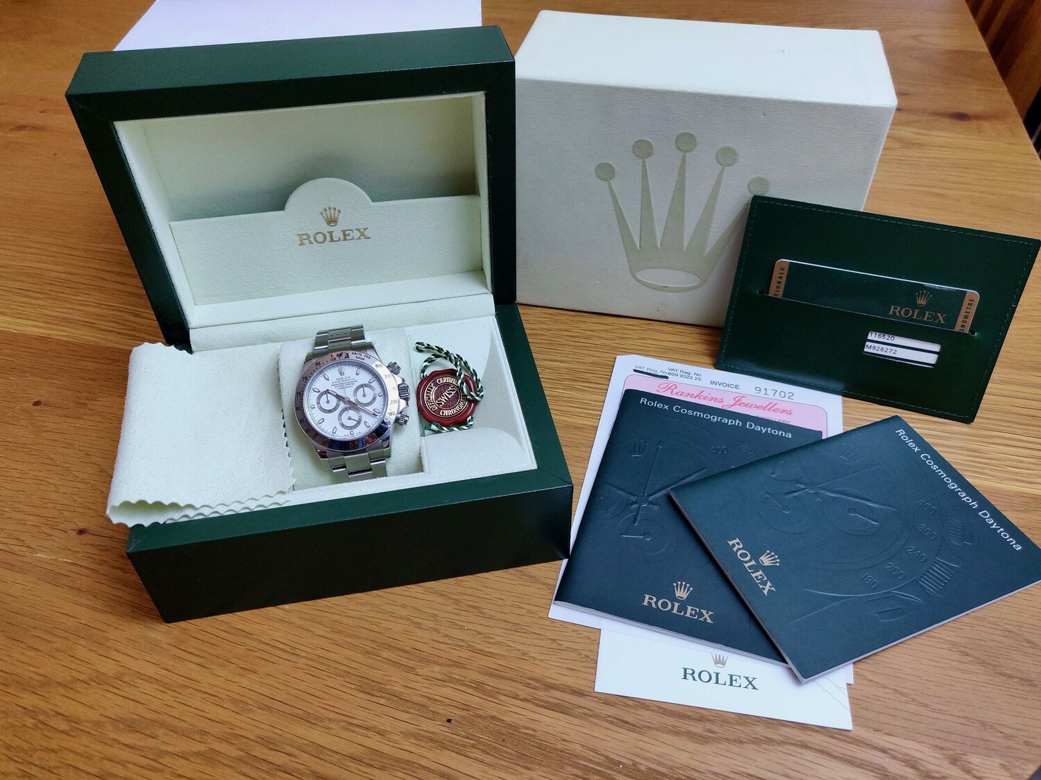 ROLEX DAYTONA 116520 - WHITE DIAL