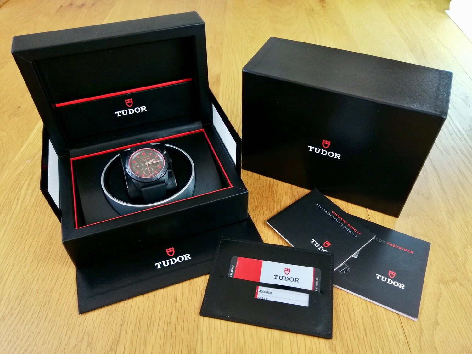 TUDOR FASTRIDER BLACK SHIELD