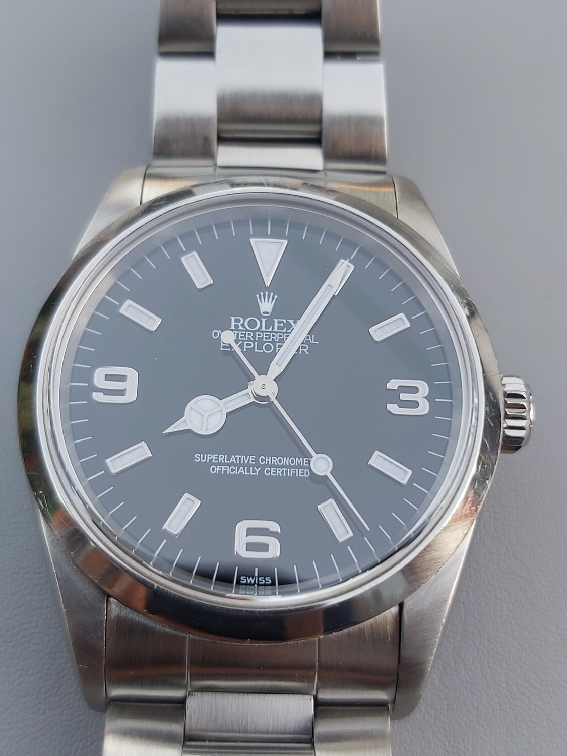 Rolex Explorer 14270 - &#39;SWISS&#39; Only Dial