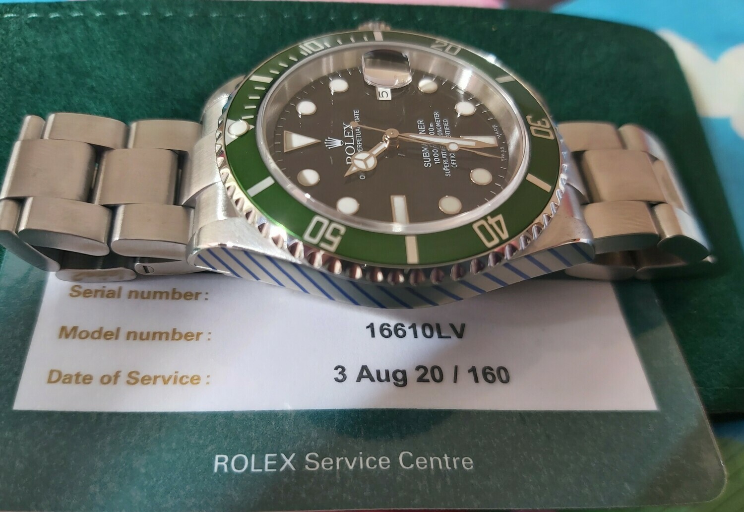 Rolex Submariner 16610LV &#39;Kermit&#39;