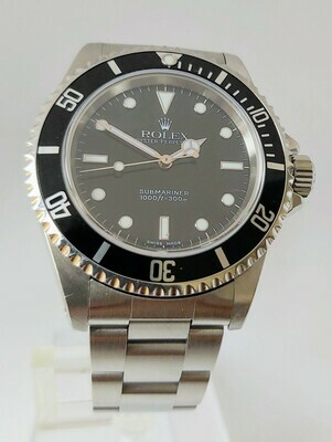Rolex Submariner 14060m 'Serif Fat 4' Bezel