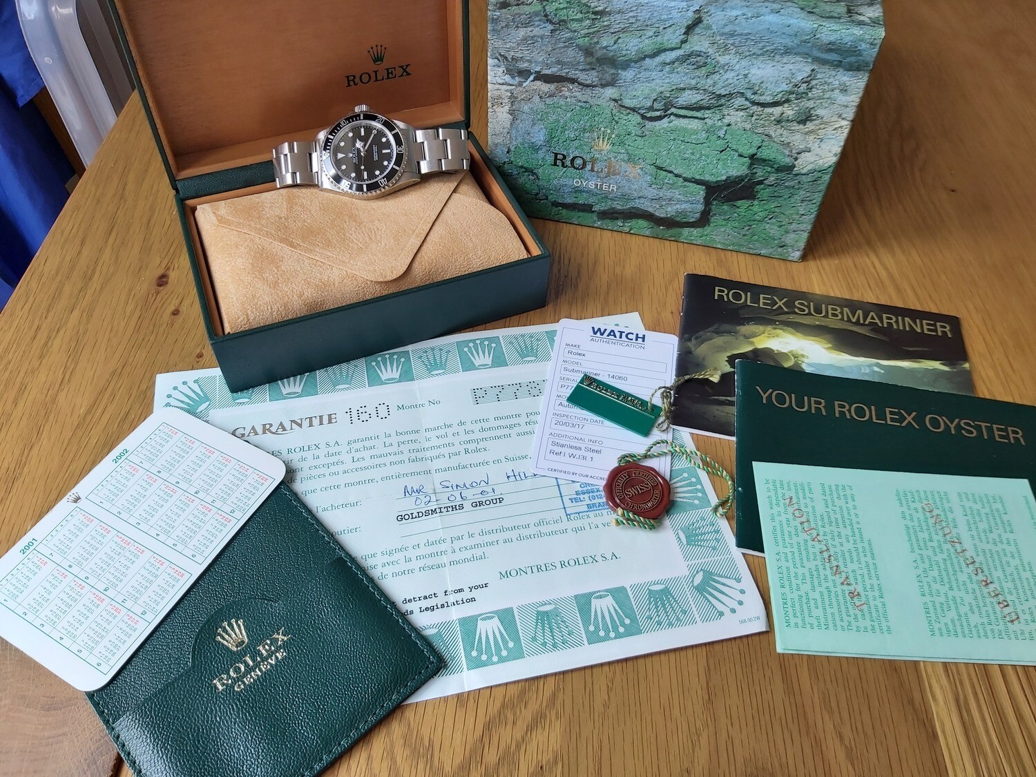 Rolex Submariner 14060m &#39;Serif Fat 4&#39; Bezel