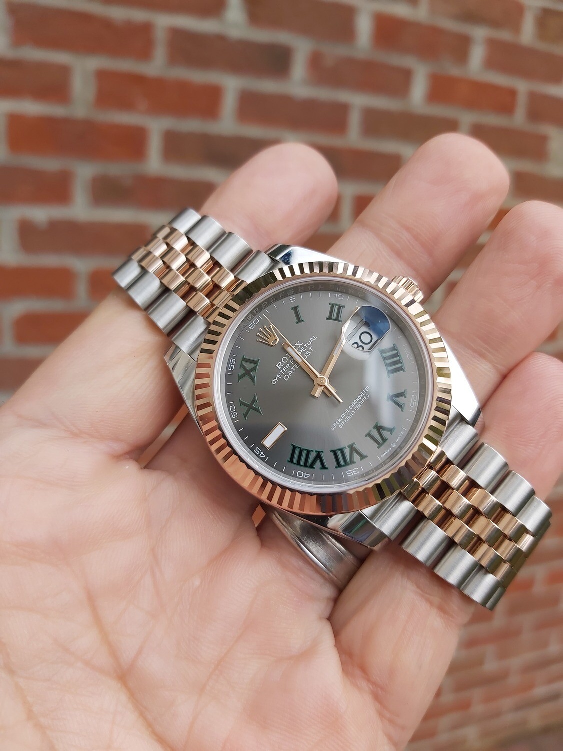 Rolex Datejust 41 126331 Wimbledon Dial